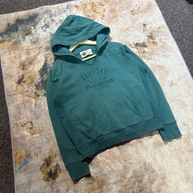 할리데이비슨 U넥 빈티지 후디