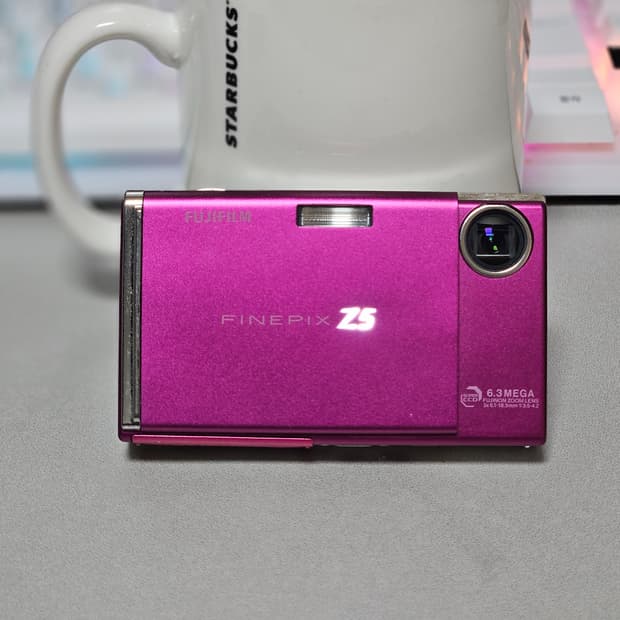 후지필름 파인픽스 z5fd 핑크 아일릿 로하 디카
