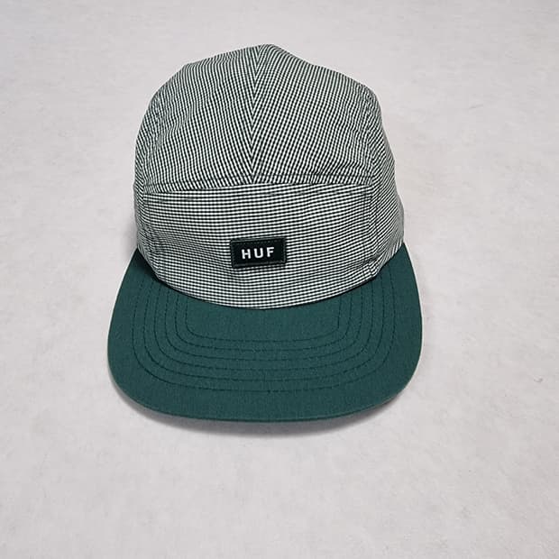 HUF Green camp cap