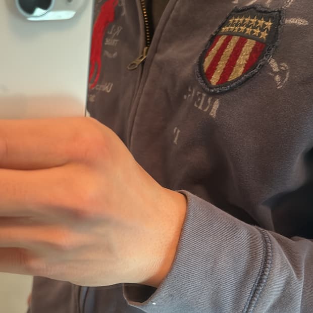 (착샷 있음)폴로 랄프로렌 빅포니 후드집업