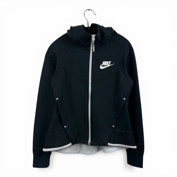 (S) 나이키 우먼스 테크팩 테크플리스 후드집업 블랙