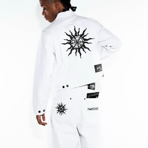 NOREMID DENIM TRUCKER JKT - WHITE (S)