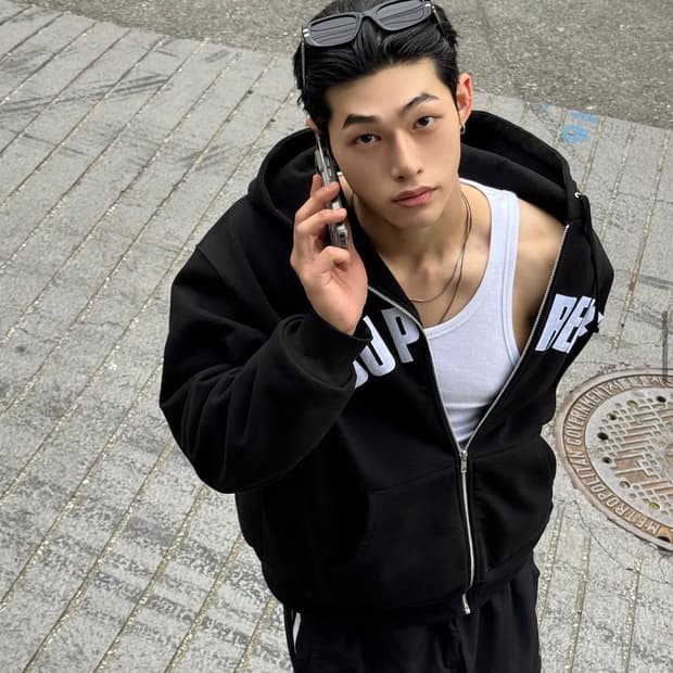 슈프림 후드집업