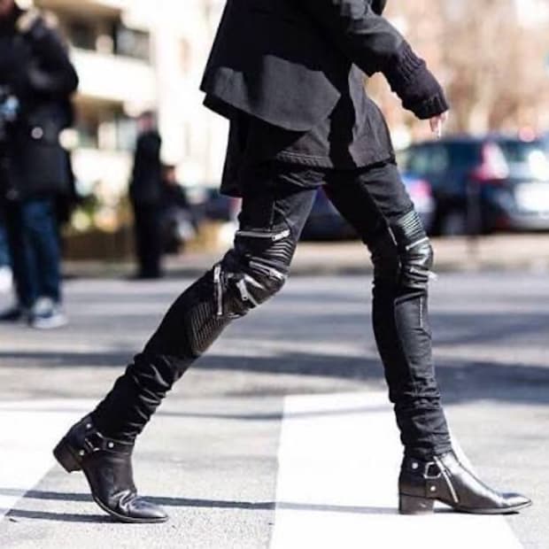 급처)생로랑 모터사이클 부츠