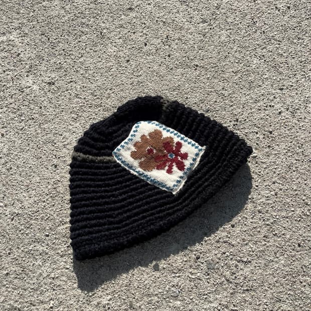 Vintage 패치워크 비니 