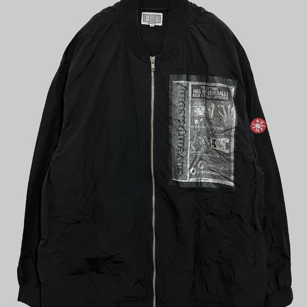 카브엠트 나일론 그랙픽 집업 자켓