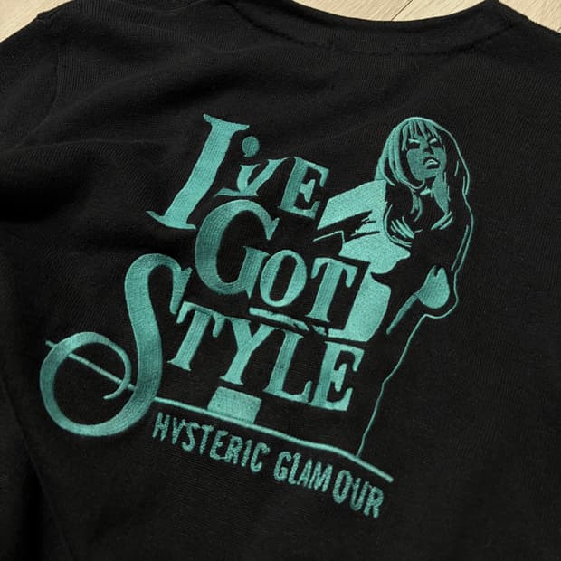 히스테릭글래머 자수 레트로 가디건