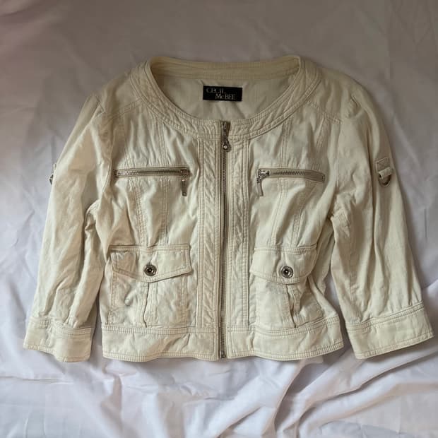 세실맥비 갸루 y2k 7부 자켓