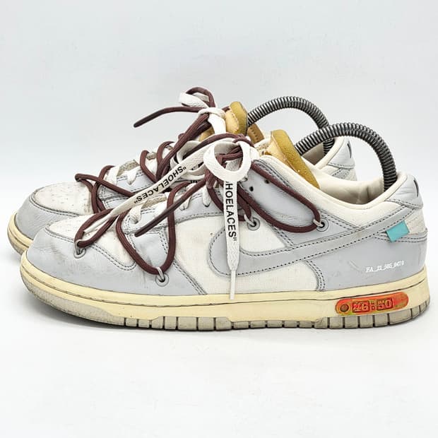 나이키 x 오프화이트 덩크 로우 더 50 - 로트 46 (260)