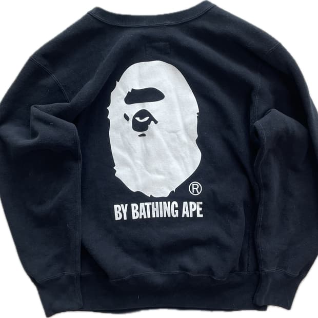 베이프 X 챔피온 리버스위브 스웻셔츠 xl