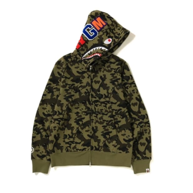 베이프 후드집업