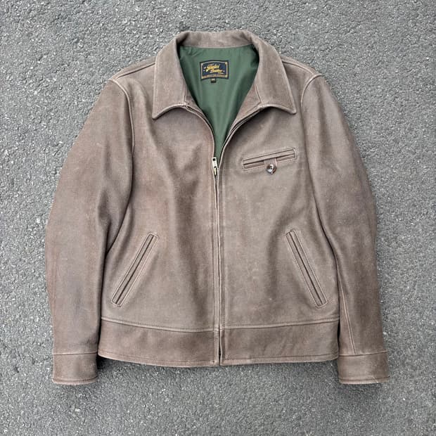 모터사이클 소가죽 자켓