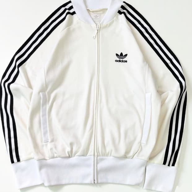 아디다스 슈퍼스타 크림 화이트 아이보리 트랙탑 져지