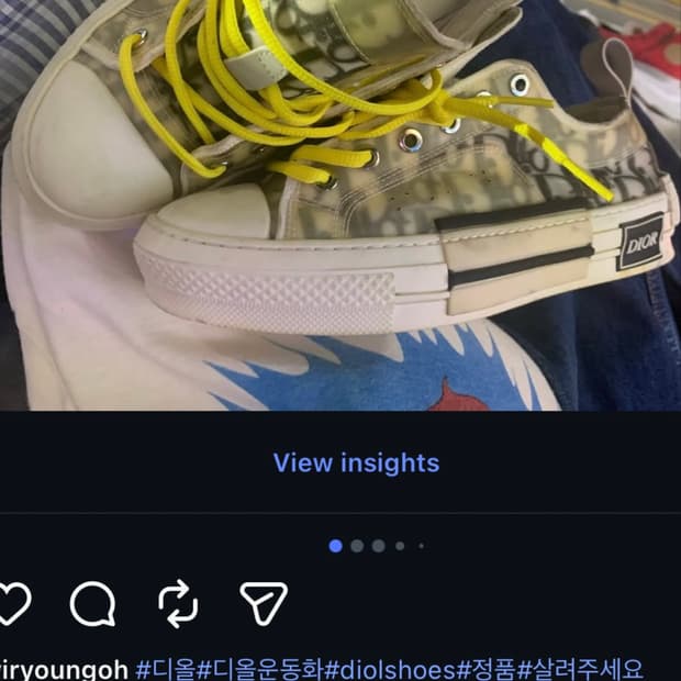 Dior shoe