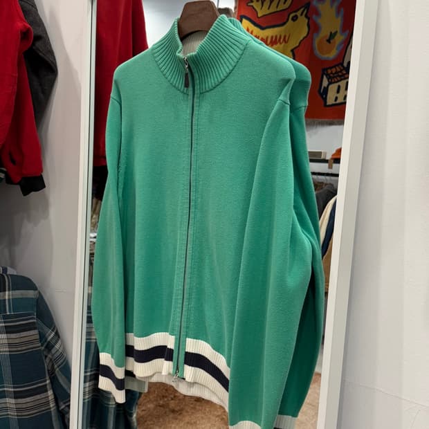 Tommy Hilfiger 타미힐피거 코튼 니트 집업