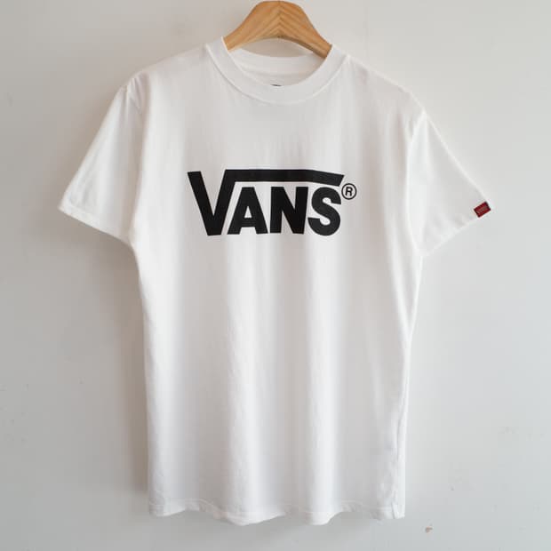 VANS 반스 레터링 프린팅 티셔츠