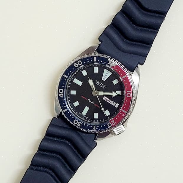 세이코 다이버 펩시 자동시계