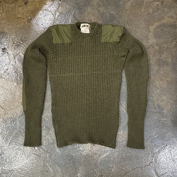 80~90s British Army Wool Knit L