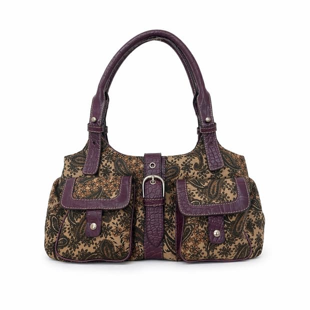 빈티지 페이즐리 패턴  y2k 숄더백