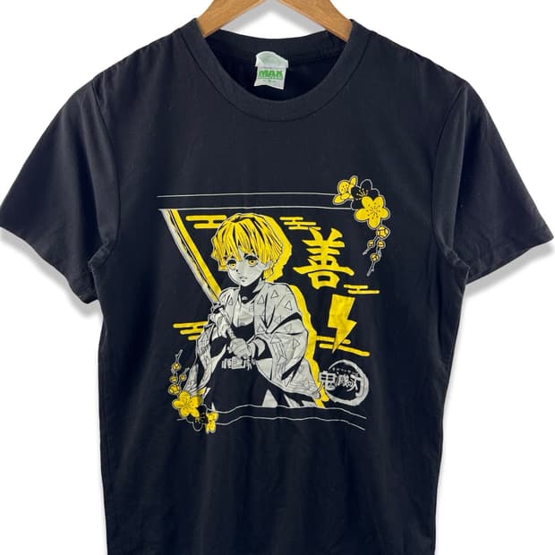 귀멸의칼날 오피셜 젠이츠 프린팅 티셔츠2089