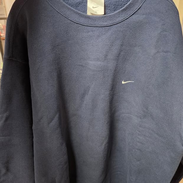 00s 나이키 네이비 스웻 맨투맨