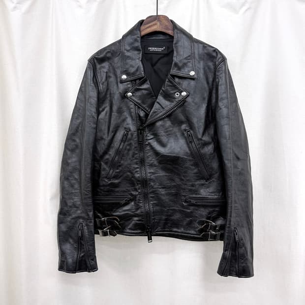 언더커버 카우하이드 라이더 자켓