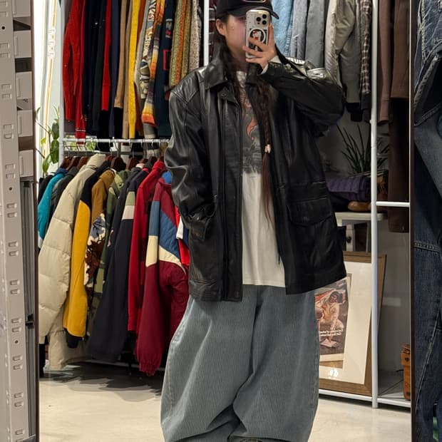 POSITANO sheepskin safari jacket