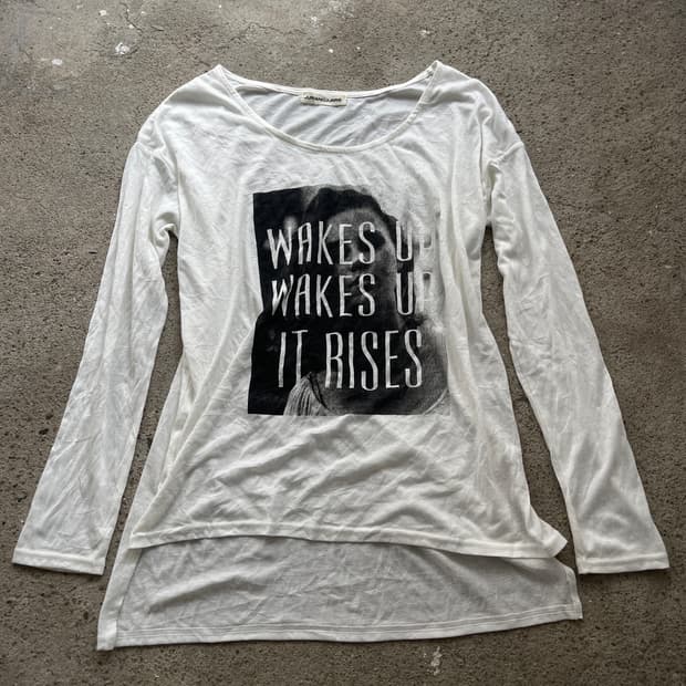 (Juriano jurrie)wake up printing t