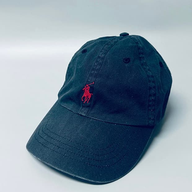 폴로 (Polo) 클래식 포니 로고 코튼 볼캡 (네이비/레드포니)