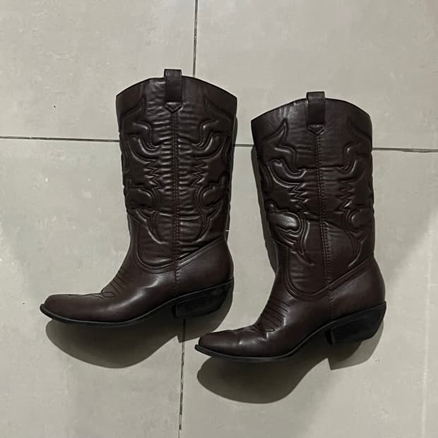 빈티지 웨스턴 카우보이 부츠