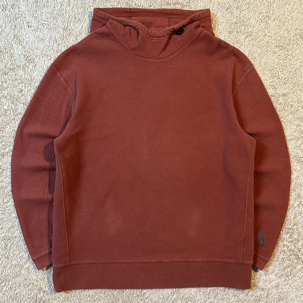 나이키 NRG 신형 스우시 인터내셔널 풀오버 후드티 번트 오렌지