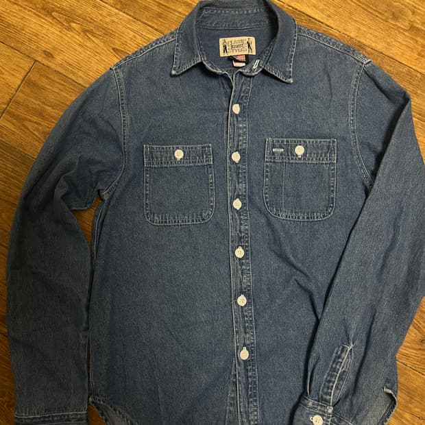 샴브레이 데님 셔츠 classic Oldwest Styles