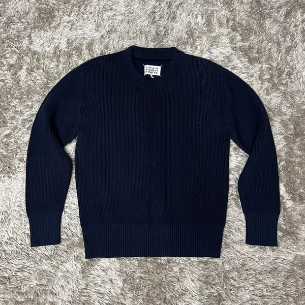 Maison Margiela stitch wool knit sweater