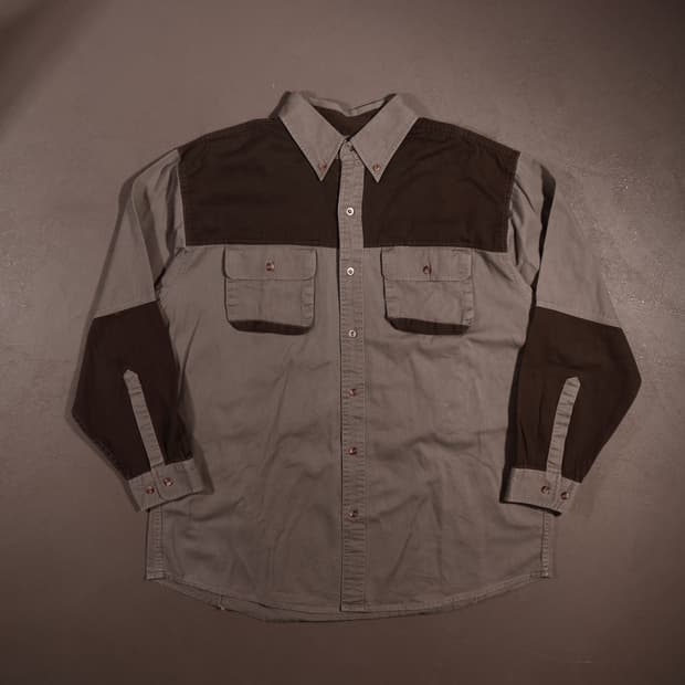 빈티지 USA 헌팅셔츠