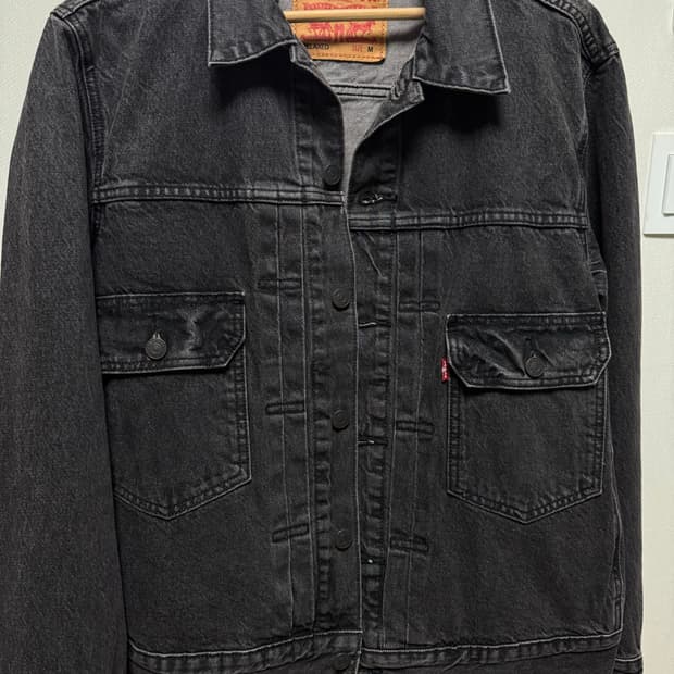 리바이스 타입2 흑청 트러커 m