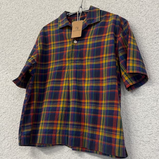 빔즈보이 체크 풀오버 셔츠