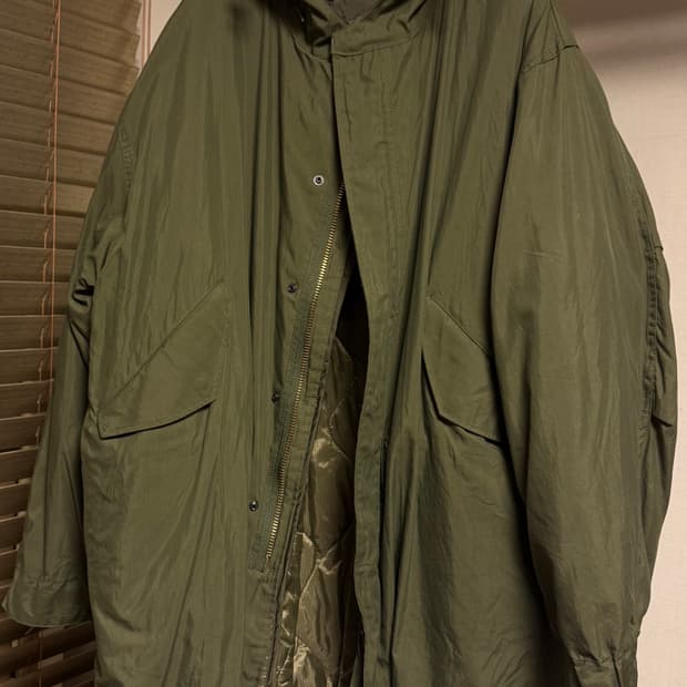 밀텍 m51 피쉬테일 야상 파카 내피포함 L사이즈