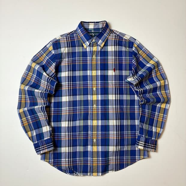 폴로 랄프로렌 클래식 패턴 체크 셔츠 PN8477