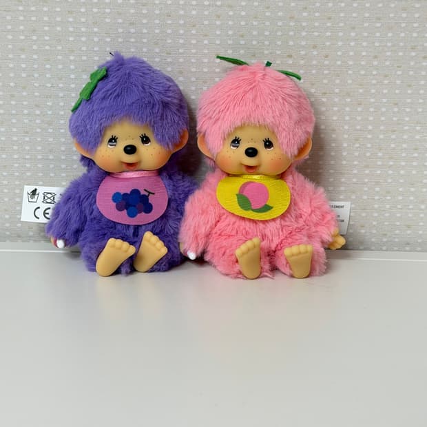 포도 복숭아 몬치치 키체인