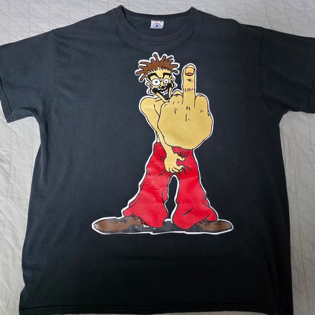 [XL] 90s ICP 미들핑거 빈티지 밴드티 랩티