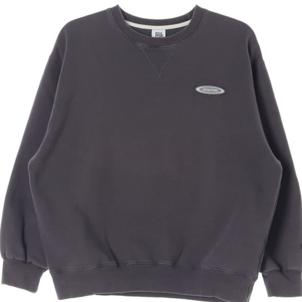 스컬프터 엔립스 로고 맨투맨 차콜