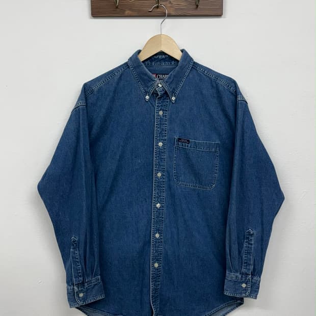 [M] 90s 챕스 랄프로렌 데님 셔츠