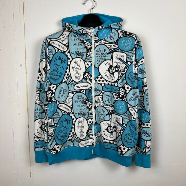 UITTG BABY 패턴 후드집업 L