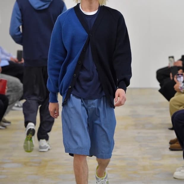 21AW Lochaven color block cardigan