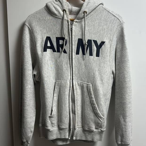 army usa 밀리터리 후드집업 기모