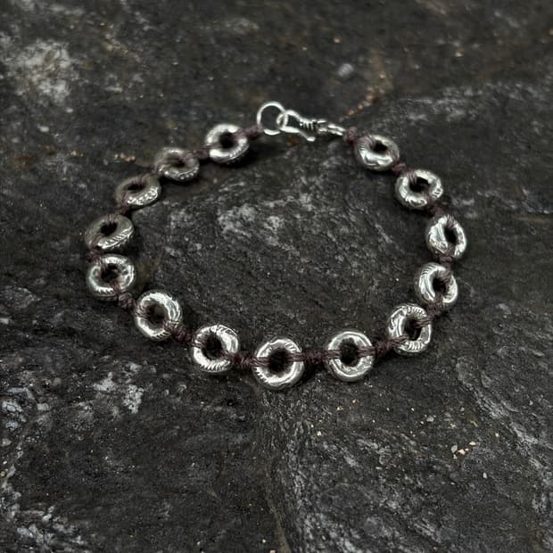 karen silver handmadebracelet