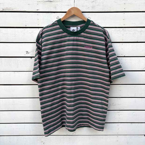 Adidas 아디디스 스트라이프 반팔 티셔츠