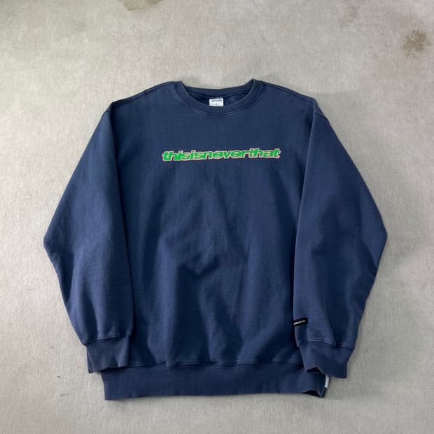 100 디스이즈네버댓 빅로고 맨투맨