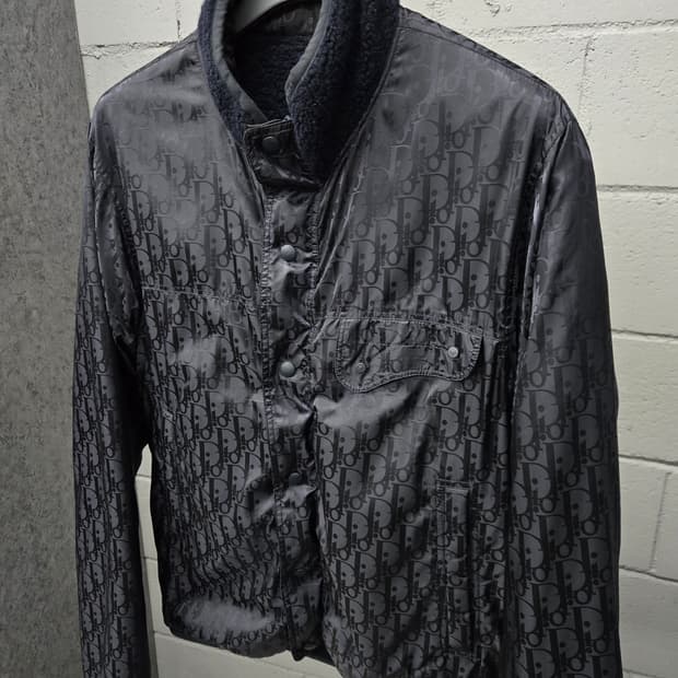 디올 오블리크 리버서블 후리스 자켓 XS