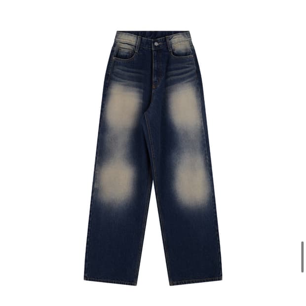 밀리언코르 진청 워싱 데님 팬츠 2XL